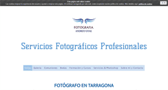 Desktop Screenshot of fotografiaandreugual.com